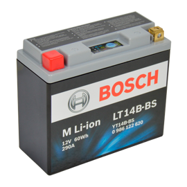 Bosch lithium MC batteri LT14B-BS 12volt 5Ah +pol til Venstre